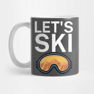 Lets ski Mug